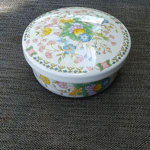 Floral Hankook rice bowl/ trinket dish